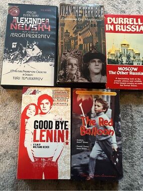 Foreign vhs lot Sergei Eisenstein Ivan the Terrible, Goodbye Lenin Red Balloon
